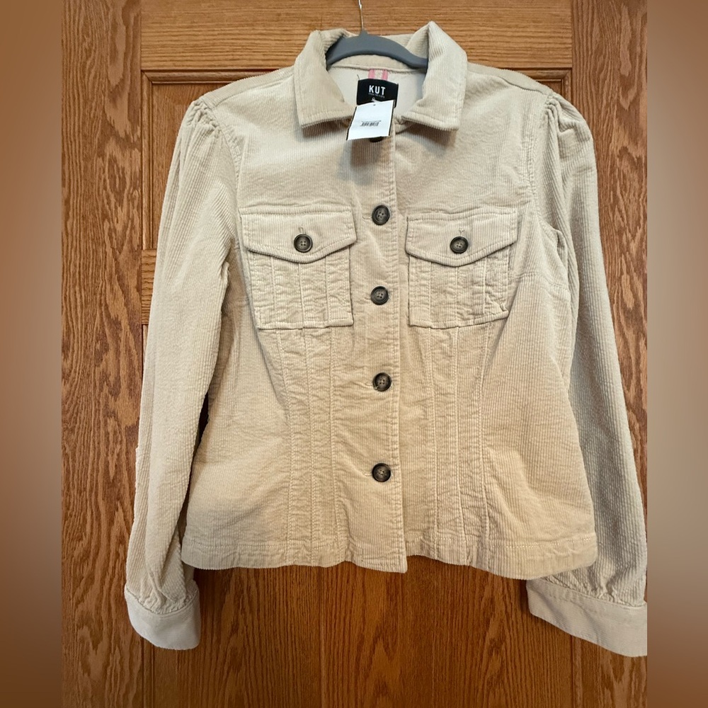 Nordstrom Tan Corduroy Utility Jacket